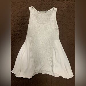 White Sleeveless Flowy Top